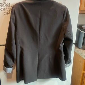 Black suit blazer